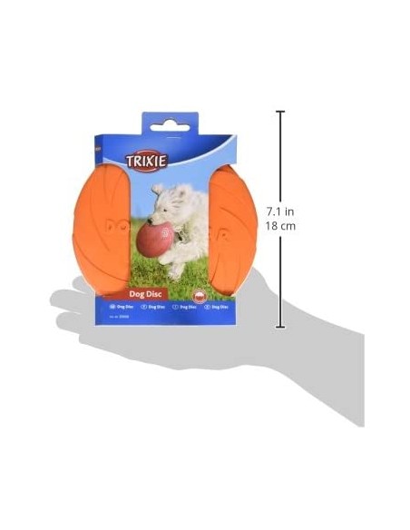 Frisbee Gomma Galleggiante Dog Disc cm 15. Giochi Per Cani