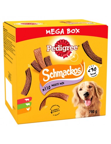 Pedigree Schmackos Multi Mix 5x22gr.Mega Box. Snack per Cani
