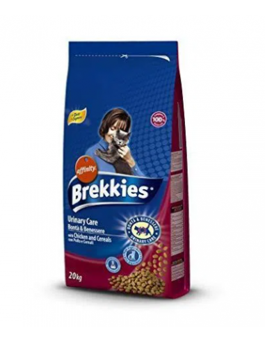 Brekkies Cat Urinary Care Bontà e benessere kg 20. Cibo Secco Per Gatti
