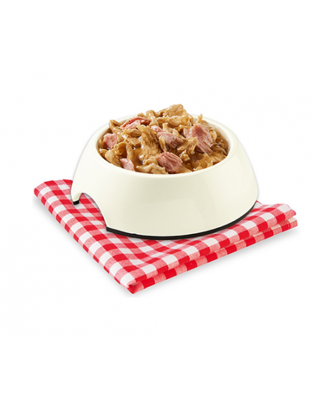 Stuzzy Cat Plus +  Multipack Prosciutto Vitello Sterilizzato Bust 12 x85 gr . Cibo Per Gatti