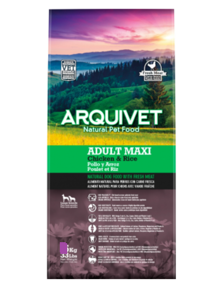 Arquivet Dog Adult Maxi kg 3. Cibo Secco Per Cani .