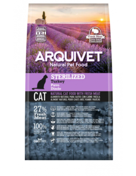 Arquivet Cat Adult Tacchino gr 350. Cibo Secco Per Gatti