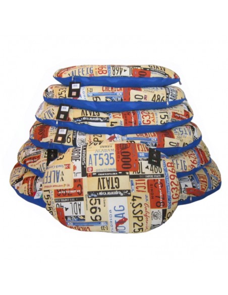 Cuscino  Ovale Per Cesta Misiura 7 cm  110x75. Cucce e Lettini Per Cani