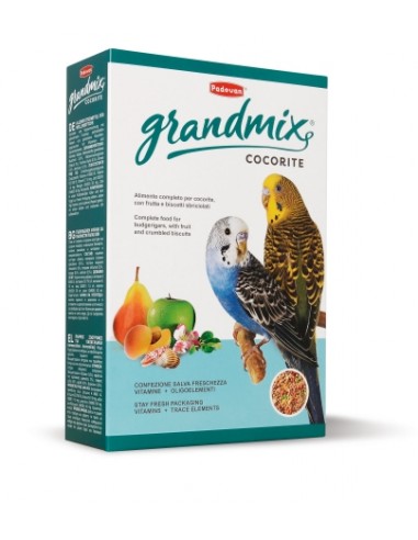 Grandmix Cocorite kg 1. Mangime Per Uccelli Padovan