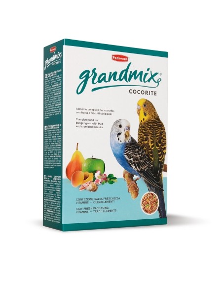 Grandmix Cocorite kg 1. Mangime Per Uccelli Padovan