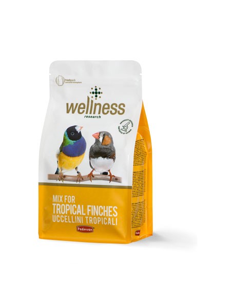 Wellness Uccelli Tropicali kg 1. Padovan . Mangime Per Uccelli