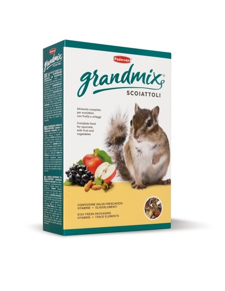 Grandmix Scoiattoli gr 750.Mangime Per Roditori