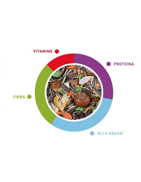 Grandmix Scoiattoli gr 750.Mangime Per Roditori