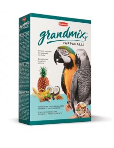 Grandmix Pappagalli gr 600. Mangime Per Uccelli. Padovan