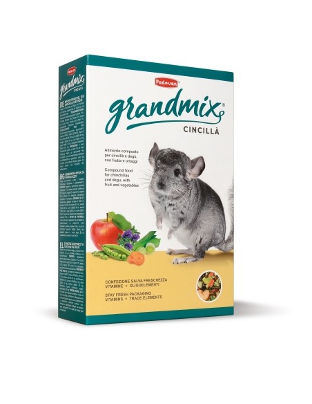 Grandmix Cincilla' gr 850 Padovan Mangimi Per Roditori