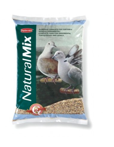 Natural Mix Tortore kg 5 Padovan . Mangime Per uccelli