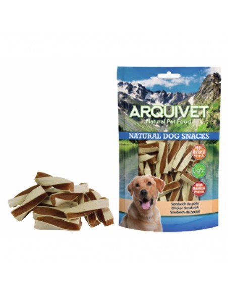 Arquivet Sandwich Di Pollo gr 100. Snack Per Cani