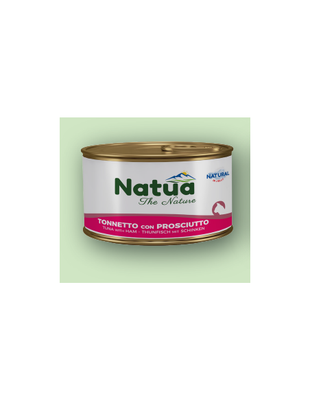 Natua Jelly Cat Tonnetto Con Prosciutto gr.85. Cibo Umido Per Gatti