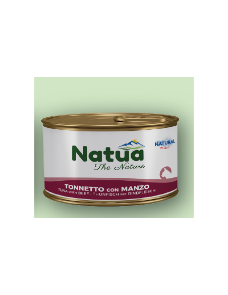 Natua Jelly Cat Tonnetto Con Manzo gr.85. Cibo Umido per gatti