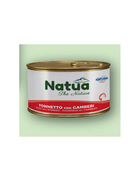 Natua Jelly Dog Tonnetto e Gamberi gr.85. Cibo Umido Per Cani