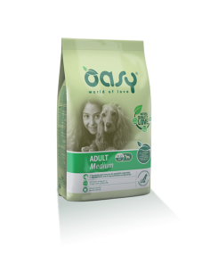 Oasy Dry Dog Adult Medium kg 12. Mangime Per cani