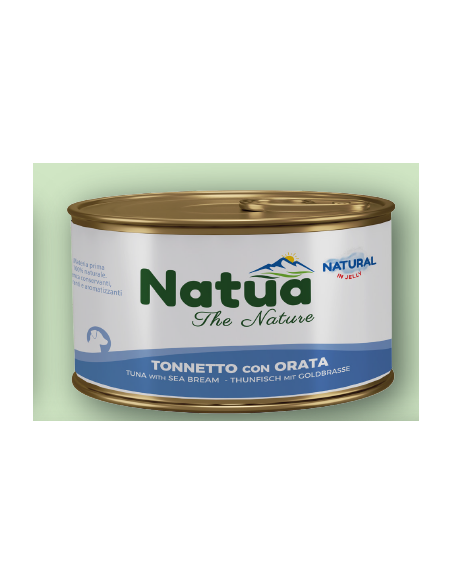 Natua Jelly Dog Tonnetto e Orata gr.150. Cibo Umido Per Cani