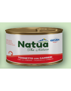 Natua Jelly Dog Tonnetto e Gamberi gr.150. Cibo Umido Per Cani