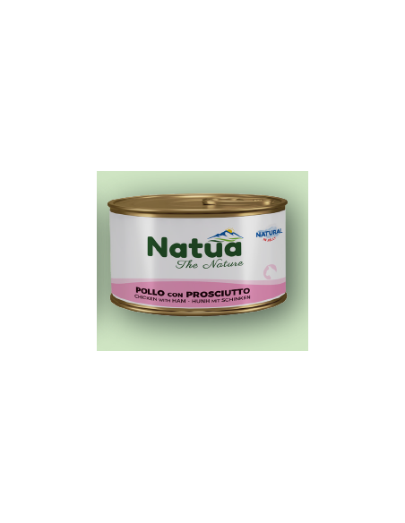 Natua Jelly Cat Pollo con Prosciutto gr.85. Cibo Umido Per gatti