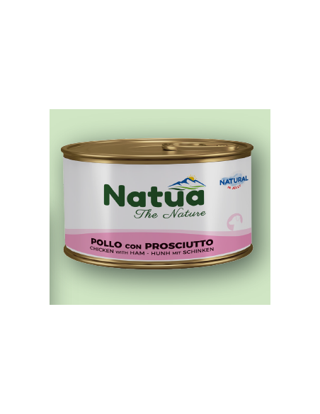 Natua Jelly Dog Pollo e Prosciutto gr.85. Cibo Umido Per Cani