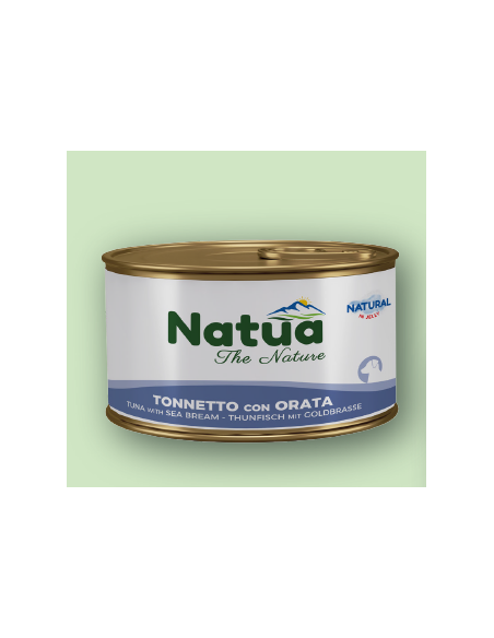 Natua Jelly Dog Tonnetto e Orata gr.85. Cibo umido Per Cani