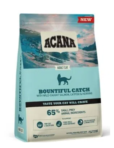 Acana Cat Bountiful Catch  (pollo/aringa/tacchino/uova/quaglia) gr.340. Cibo Secco per gatti