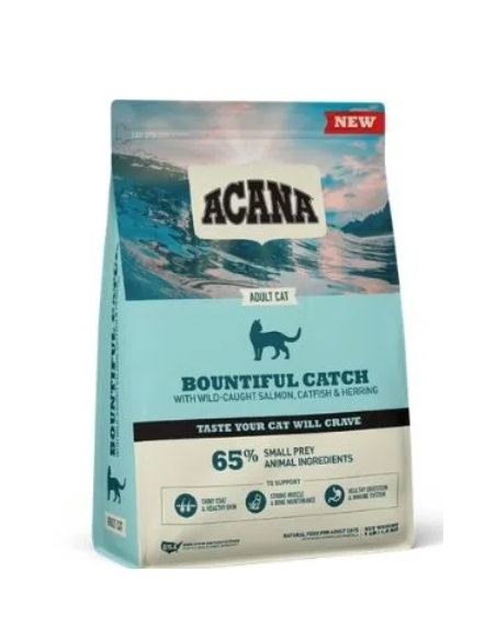 Acana Cat Bountiful Catch  (pollo/aringa/tacchino/uova/quaglia) gr.340. Cibo Secco per gatti