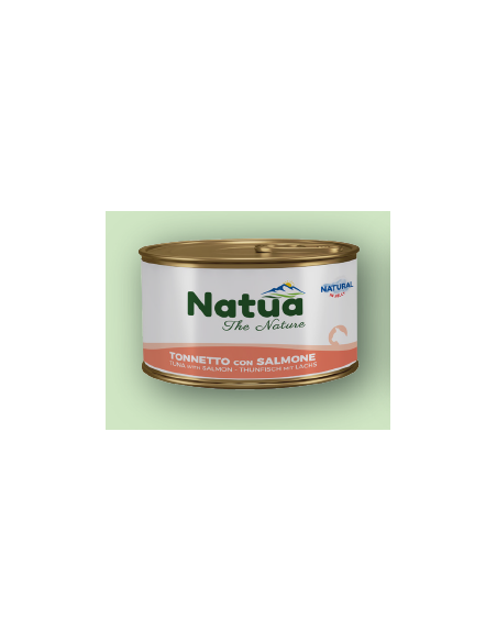 Natua Cat Buste Tonnetto e Salmone in jelly gr.70. Mangime Umido