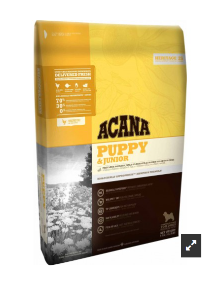 Acana Dog Heritage Puppy Large Bredd kg 11,4. Cibo Per Cani- Puppy