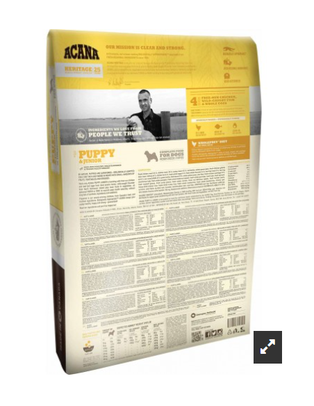 Acana Dog Heritage Puppy Large Bredd kg 11,4. Cibo Per Cani- Puppy