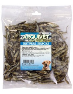 Pesce di Capelin gr 150. Arquivet .Snack Per Cani