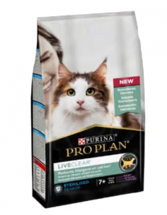 Pro plan LiveClear Adult Sterilizzato Senior 7+ Tacchino  kg 1,4. Mangime Per gatti