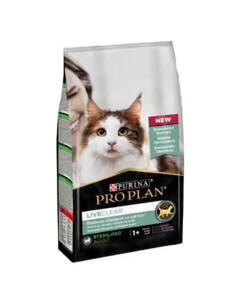 Pro Plan Live Clear Adult Sterilizzato Tacchino kg 1,4. Mangime Per Gatti