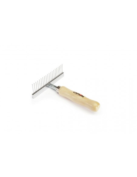 Rastrello Small Con Manico In Legno . Toelettatura per Cani