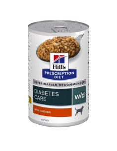 Hill's Diabetes Care w/d . con Pollo Gr 370.  Diete Per cani 2