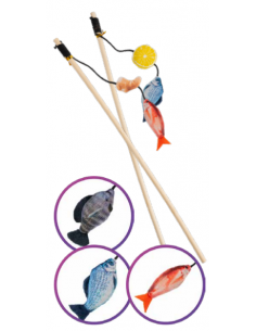 Gimcat Bacchetta Pesce Catnip. Giochi Per Gatti 2