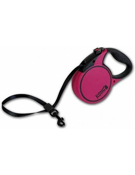 Kong Terrain Misura Small 5 metri. Fucsia. Guinzaglio Per Cani