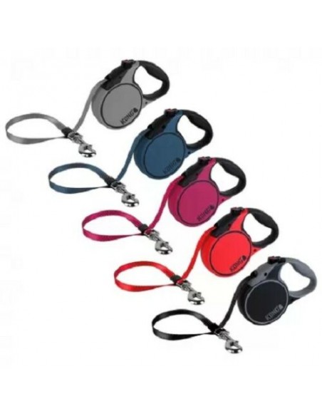 Kong Terrain Misura Xsmall  3 metri. Nero . Guinzaglio Per Cani