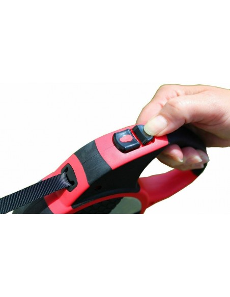 Kong Terrain Misura Xsmall  3 metri. Rosso. Guinzaglio Per Cani