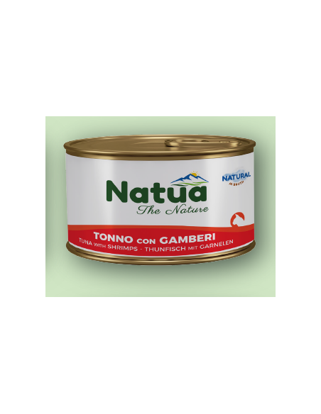 Natua Broth Cat Tonno Con Gamberi gr.85. Mangime Umido Per Gatti