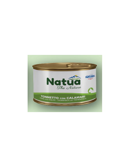 Natua Jelly Cat Tonnetto Con Calamari gr.85.Cibo umido Per Gatti