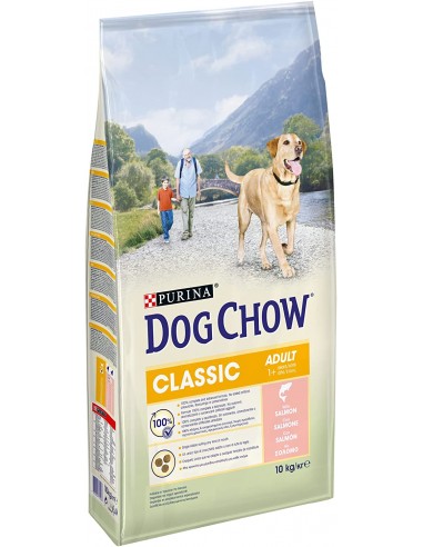 Tonus Dog Chow Classic Salmone kg 10. Mangime Secco Per Cani