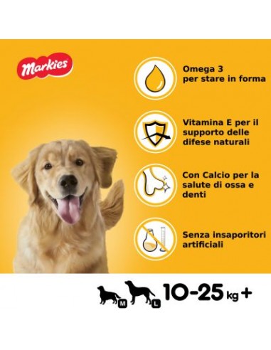 Pedigree Markies Gusto Midollo kg 1,5. Biscotti Per Cani