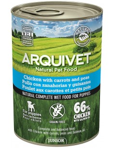 Arquivet Umido Cane Junior Pollo gr 400. Cibo Umido Per Cani