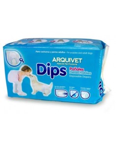 Pannolini Dips Misura Large 12 Pezzi. Accessori Per Cani