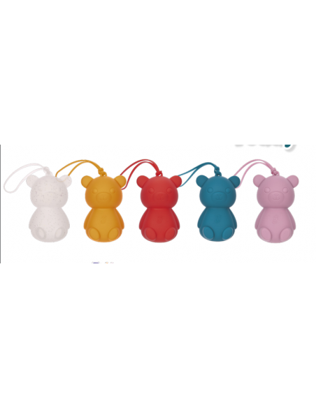 Portasacchetti Teddy Silicone Giallo. Accessori Per Cani .