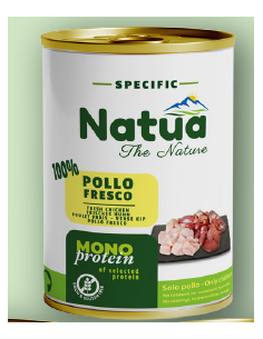Natua Specific Dog Pollo gr.400. Cibo Umido Per Cani