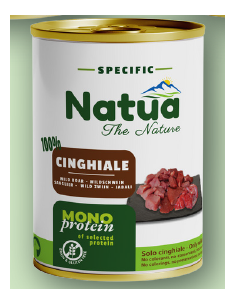 Natua Specific Dog Cinghiale gr.400. Cibo Umido Per Cani