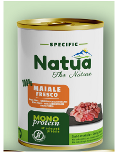 Natua Specific Dog Maiale gr.400. Cibo Umido per cani
