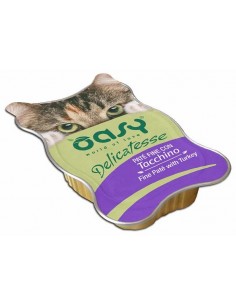 Oasi Delicatesse Pate' Con Tacchino Gr.85. Cibo Umido Per Gatti 2